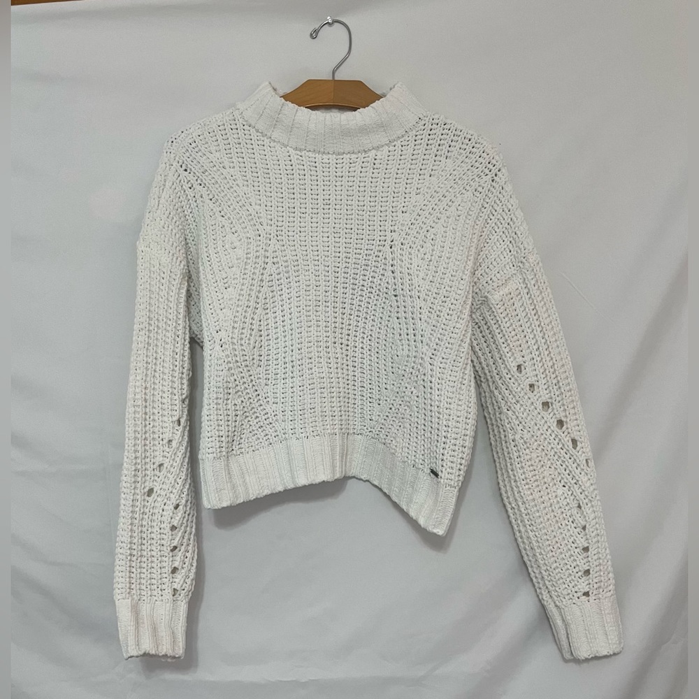 Women's Hollister Chenille Mock Neck Sweater (S)